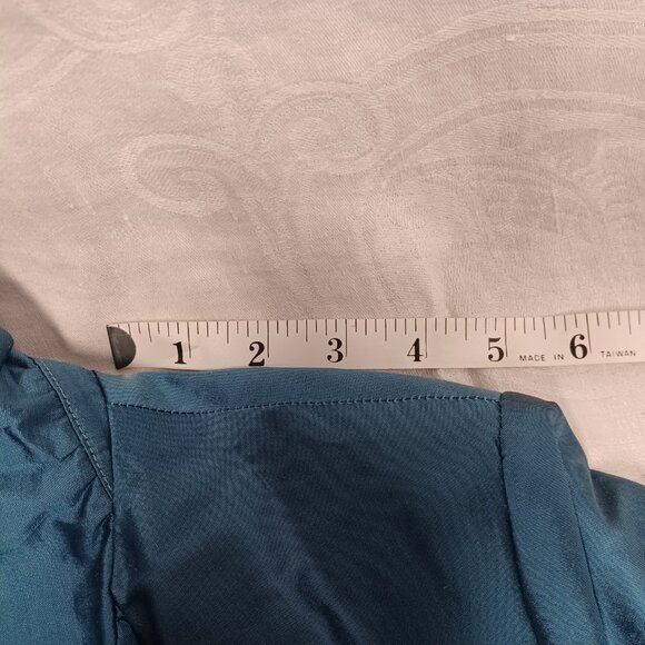 now $110 Size 10 Thai Silk Marisa Baratelli Wrap-around Top - Picture 11 of 15